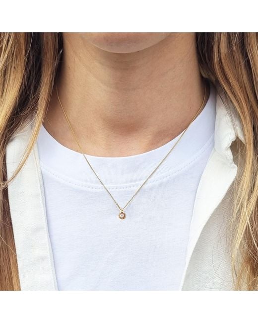 Lee Renee Metallic Dahlia Bud Freshwater Pearl Necklace –