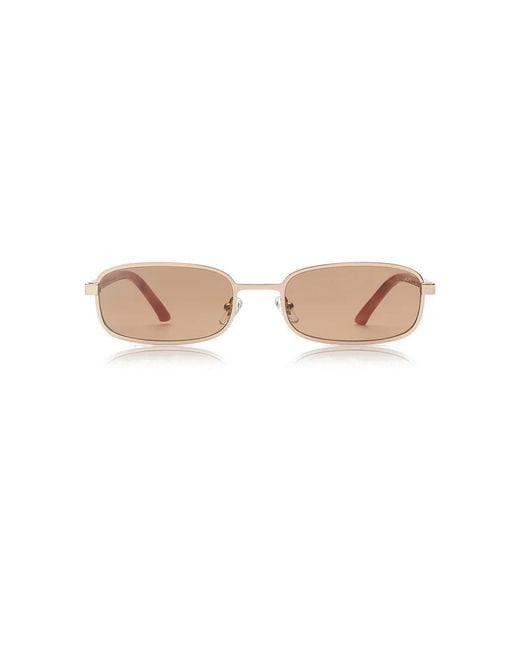 A.Kjærbede Natural Noah Sunglasses Burnt Amber
