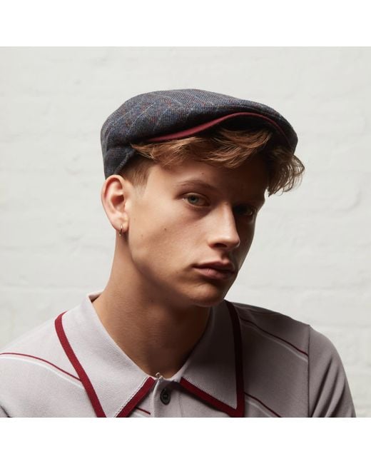 Dasmarca Hats Gray Tailor Ukrainian Tweed Wool Cap For for men