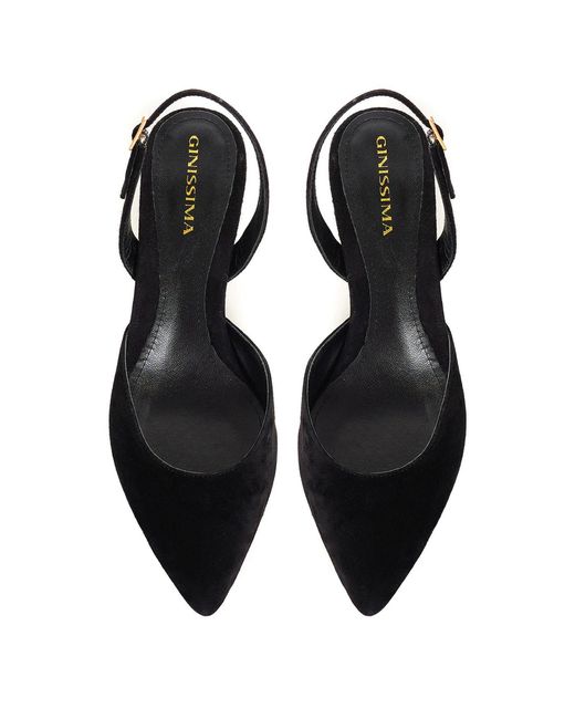 Ginissima Black Alice Slingbacks