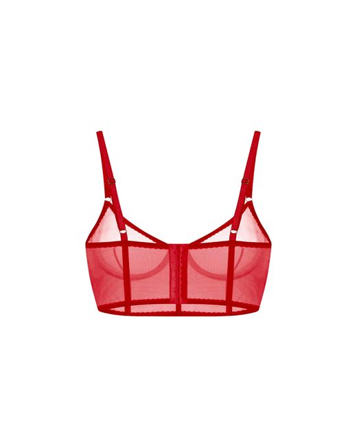 Zhilyova Red Unnamed Corset Bra
