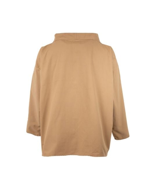Arthur Beale Natural Boat Neck Smock for men