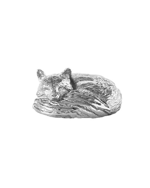 Lee Renee Gray Fox Lapel Pin – Sleeping for men