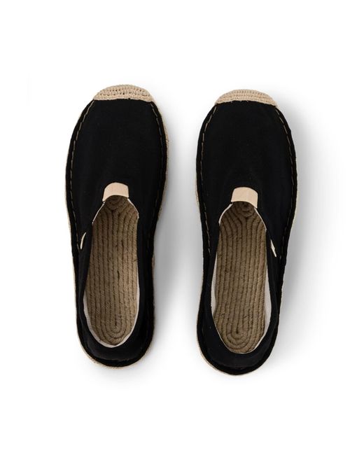 Kingdom of Wow Black Vegan Lace Up Espadrille Sneakers
