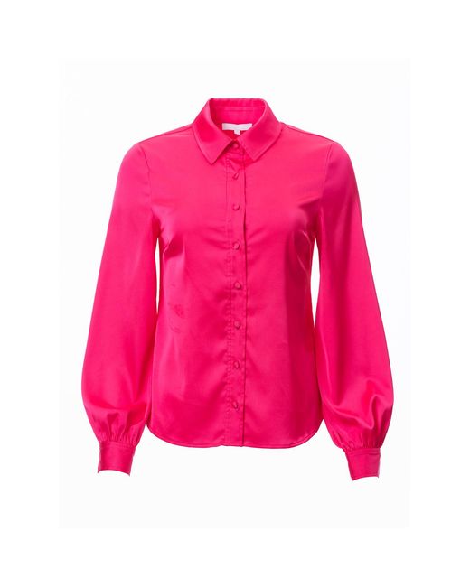 Carloslines Pink Button Down Long Sleeve Shirt