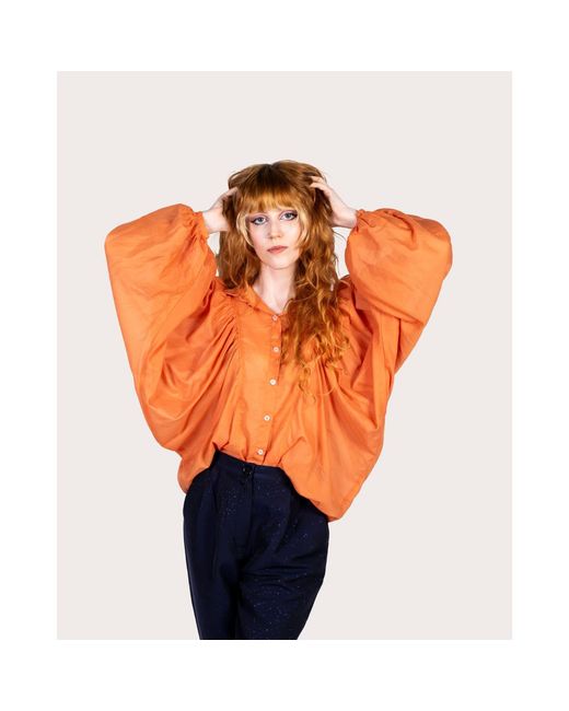 Lo Neel Brown Loreleï Sunset Shirt