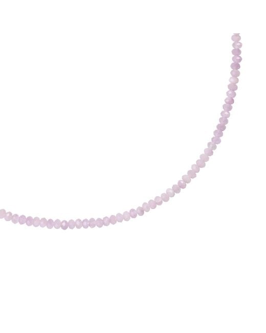Bombyx House Metallic Kunzite Bead Necklace