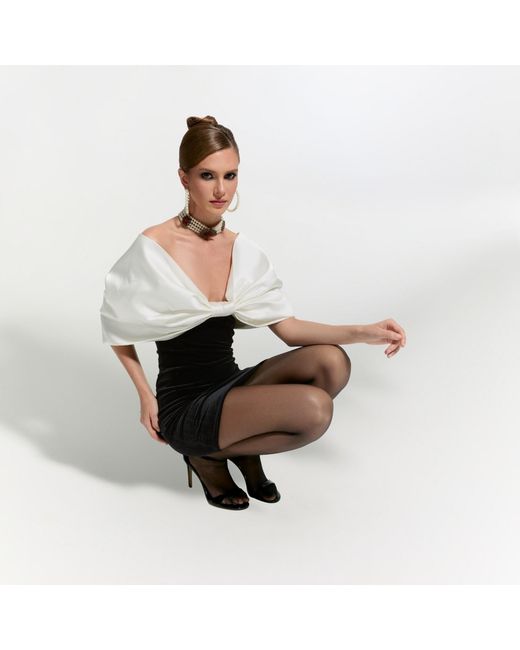 Nur Karaata Black Vianden Mini Dress