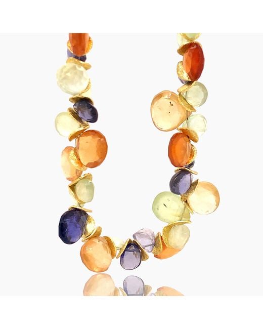 Lori Kaplan Design Metallic Harvest Moon Signature Necklace