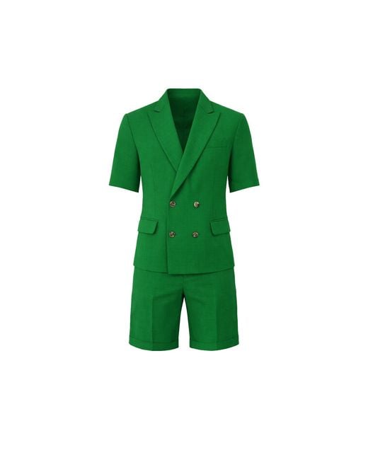 Maui X Lolita Green Gio Kelly Tailored Short Set for men