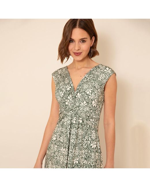 Alie Street London Metallic Renee Knot Dress Botanical