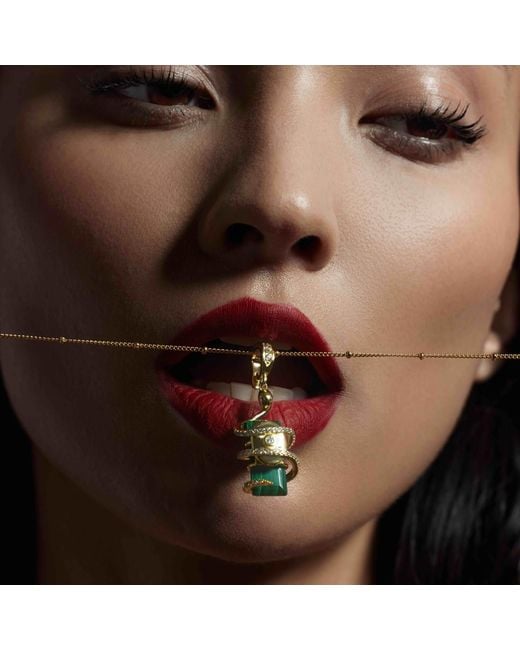 Freqnc Atelier Green Serpent Charm