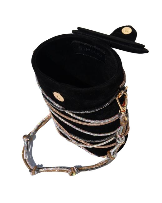 Simitri Black Knotty Bucket Bag