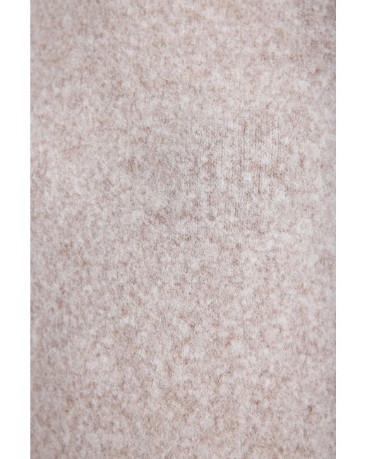 Monlicia Natural Neutrals Rune Short Sleeve Knit Dress – Taupe