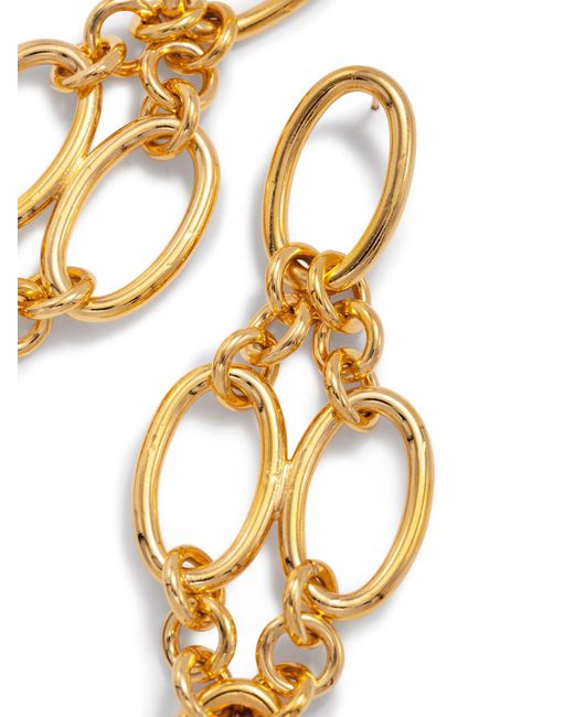 Jaredjamin Metallic Ophelia Drop Post Earrings