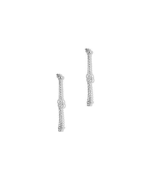 Argento Vivo White The Roxe Chain Link Earring