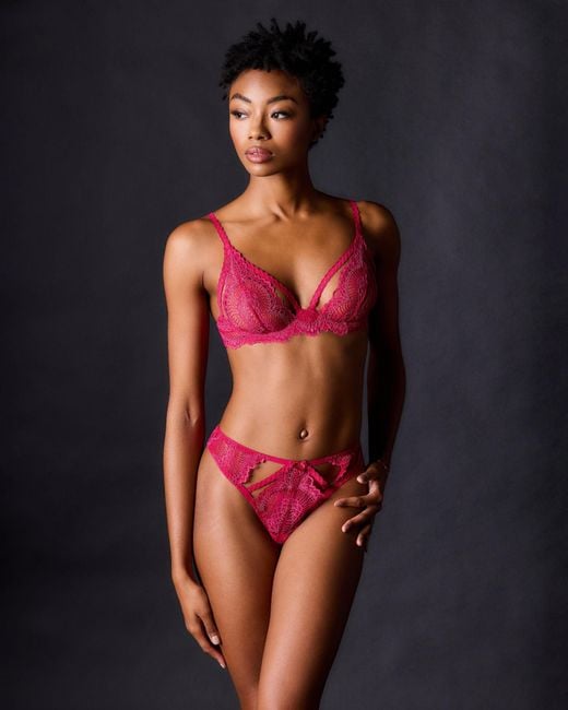 Journelle Pink Natalia String Thong Wisteria