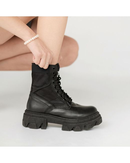 Urbnkicks Black Jungle Ankle Boot