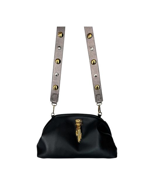 Indigolush Black Quimera Leather Strap S+G