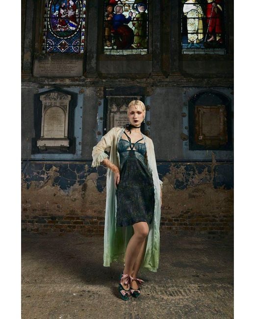 Natalia Petruch Blue Stella Silk Dress