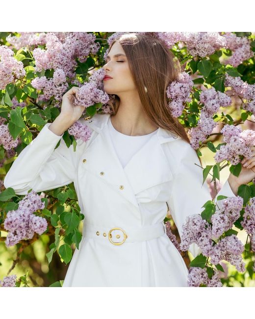 RainSisters Gray Water Resistant Trench Coat: Heavenly