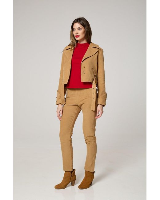 K-Win London Natural Classic Moleskin Jacket