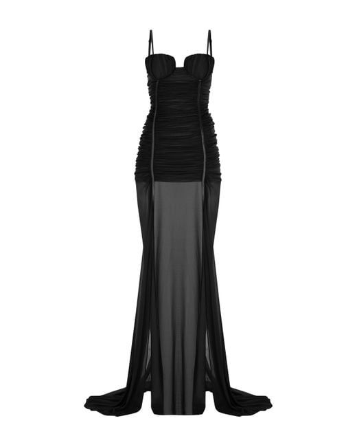 Khéla the Label Black Rolling In Love Gown In