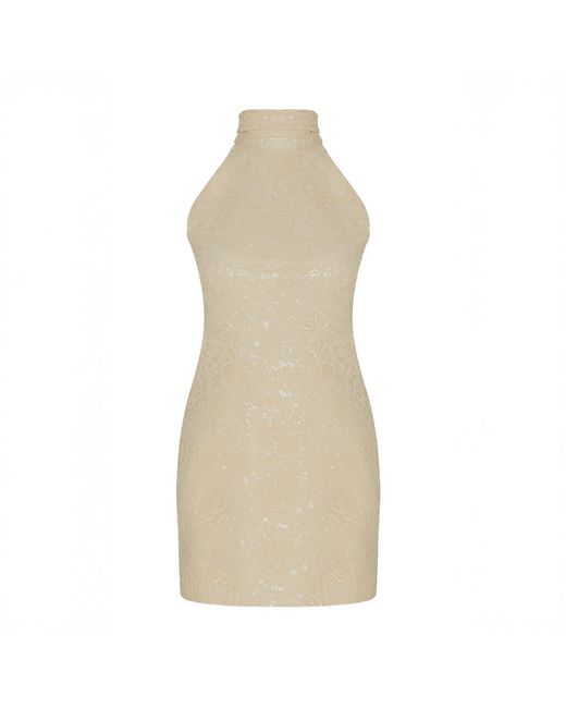 Herfetch Natural Neutrals Mini Flirty Dress