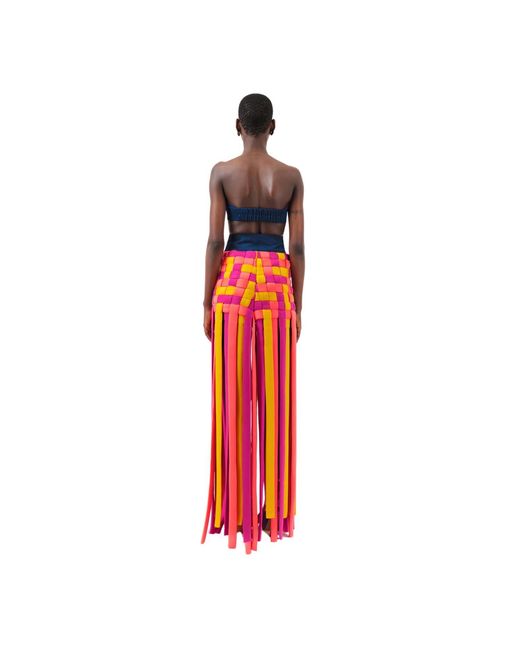 Úchè Red Medusa Skirt