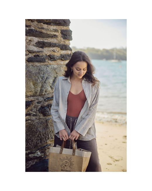 Solpardus Neutrals Saba Natural Linen Shirt