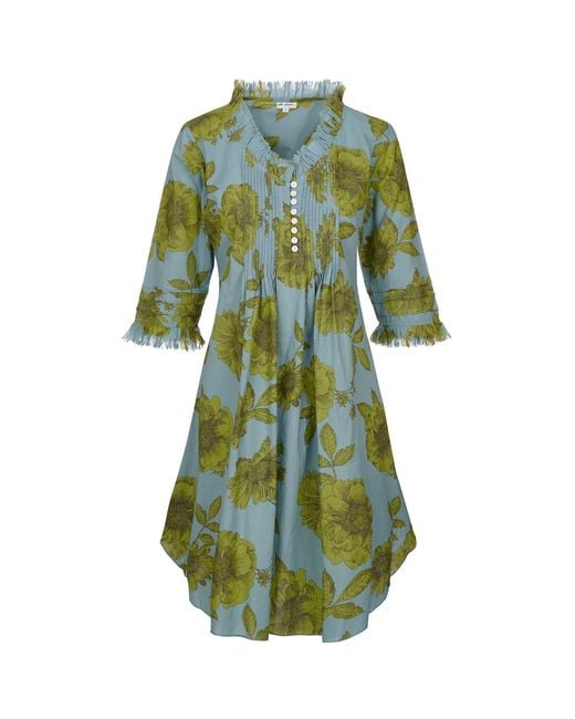 At Last Green Annabel Cotton Tunic