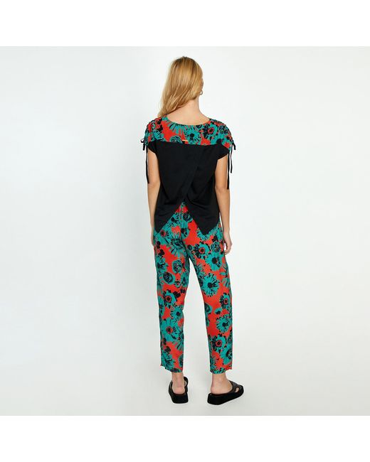 Emma Wallace Blue Kelly Top