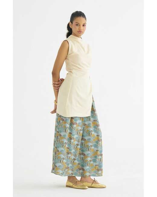 Maison Qala Green Neutrals Buttercup Co-Ord Set