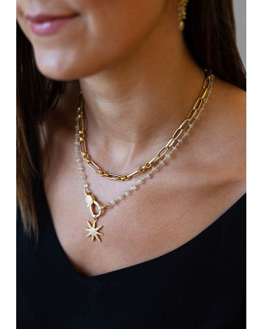 Loni Paul Jewelry Metallic Mixed Link Short Layering Chain