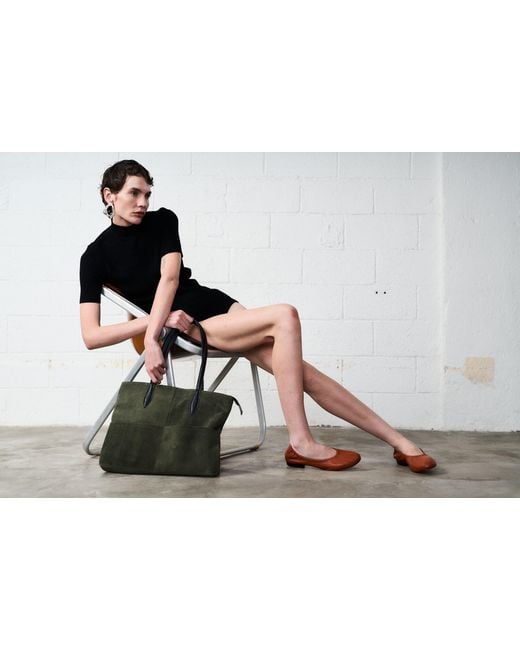 Mafalda Orange Tete Caramel Ballet Flats