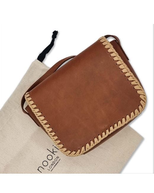 Nooki Design Brown Whitechapel Cross Body Bag