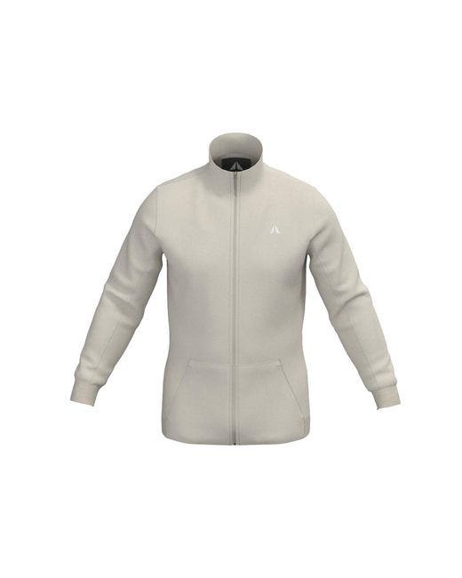 Aora Athletics Gray Performance Eco-Friendly Jacket For Gym, Yoga, Running, And Everyday Wear for men