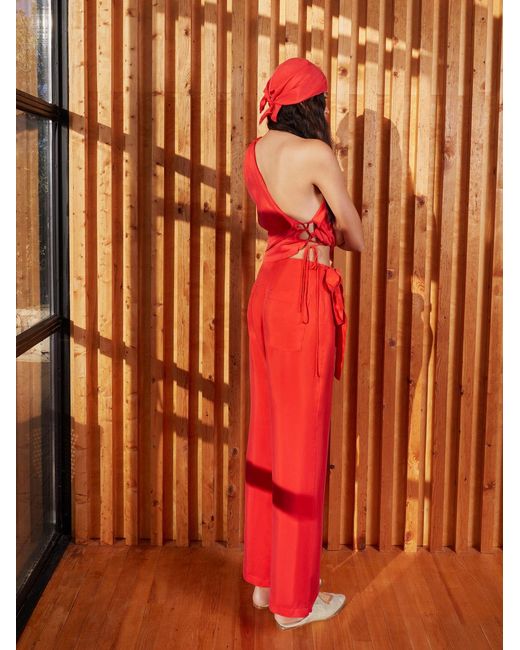 Cansu Xi Red Luksor Top