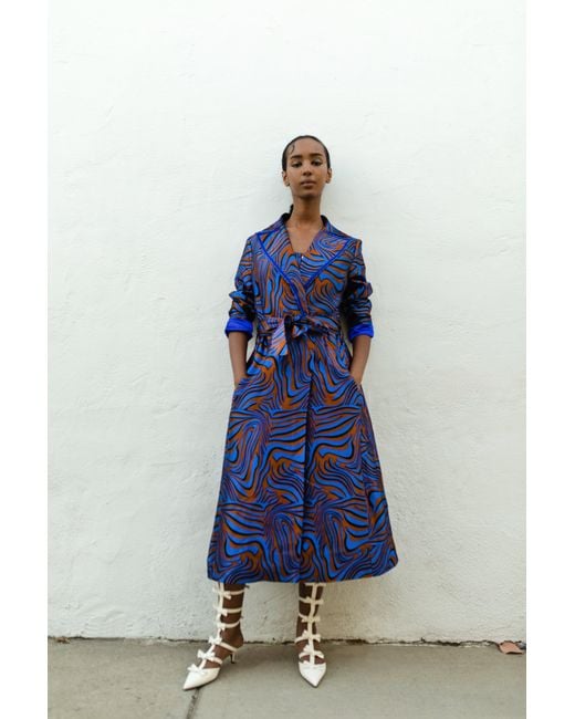 Andreeva Blue Marilyn Coat