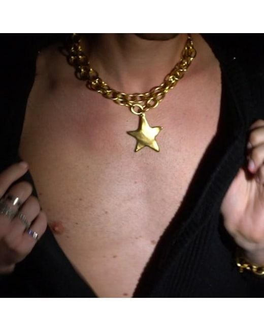 Sccollection Metallic Gia Star Necklace