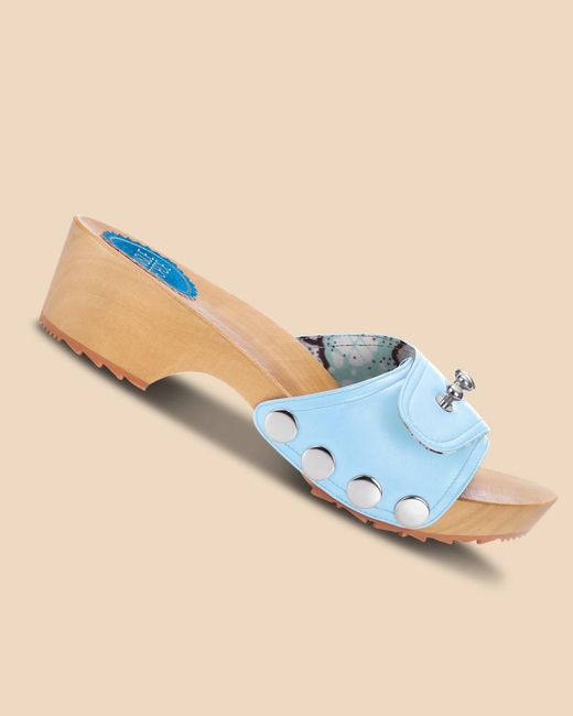 Nique Forde Blue Celeste Lucille Sandals