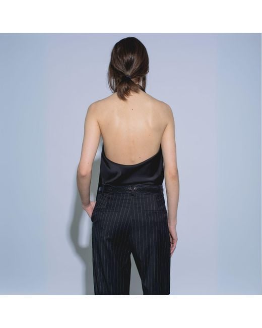 Centre Piece Black Eden Scarf Top