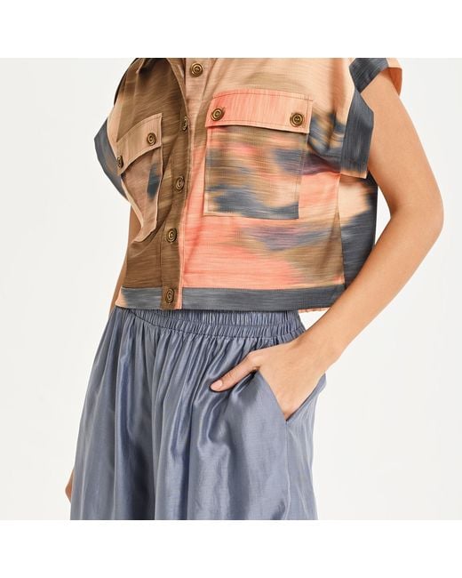Lalipop Design Blue Mist Fluid Pants
