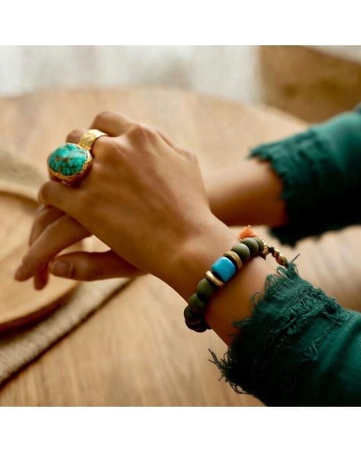 Persia Dona Jewelry Green Luxe & Bracelet