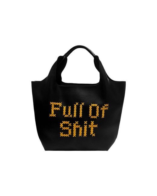 Lilly Loves Black Full Of Shit New Bucket Bag