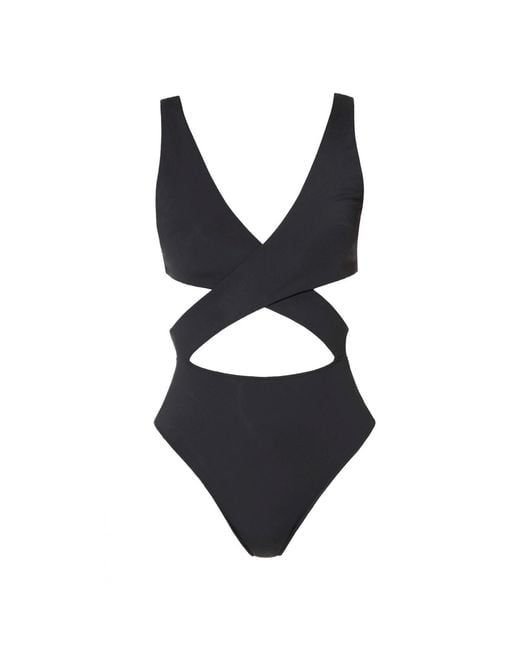 AGGI by HALEWSKI Black Nola Matte Bodysuit