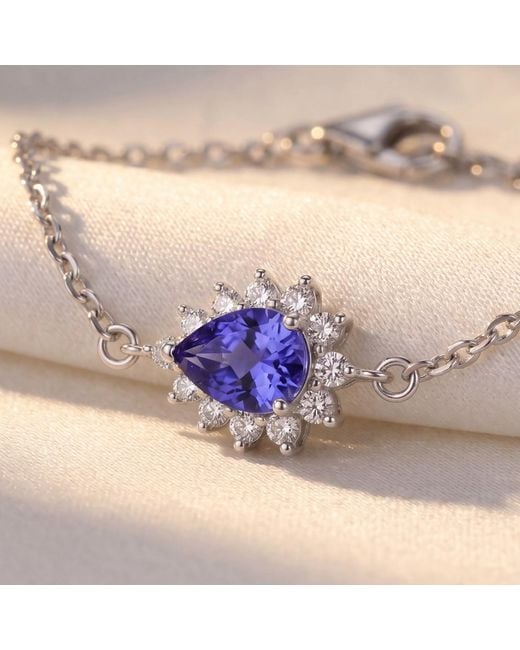 Latelita London Metallic Phillippa Bracelet Tanzanite