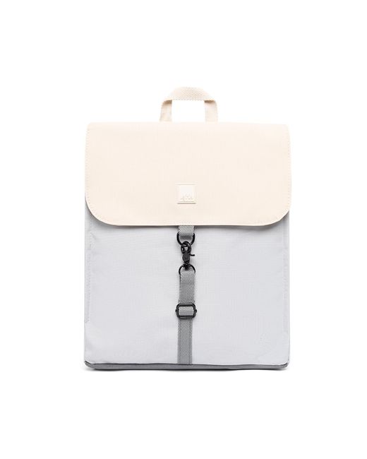 Lefrik White Handy Mini Backpack Concrete Block