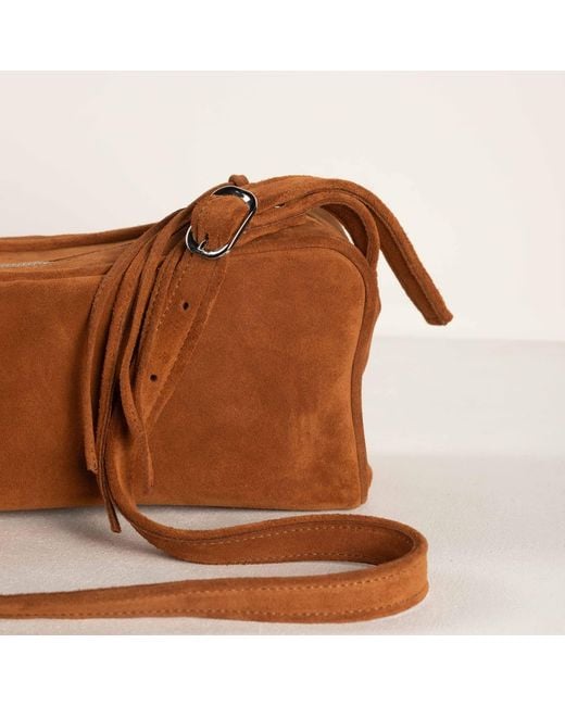 Tarea Studio Brown Dark Suede Frida Bag