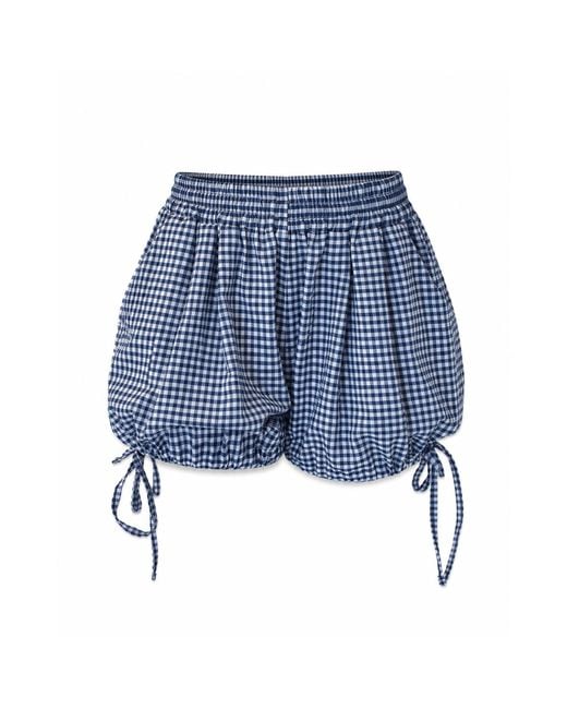Mind Traveler Blue Short Marina Vichy Marino